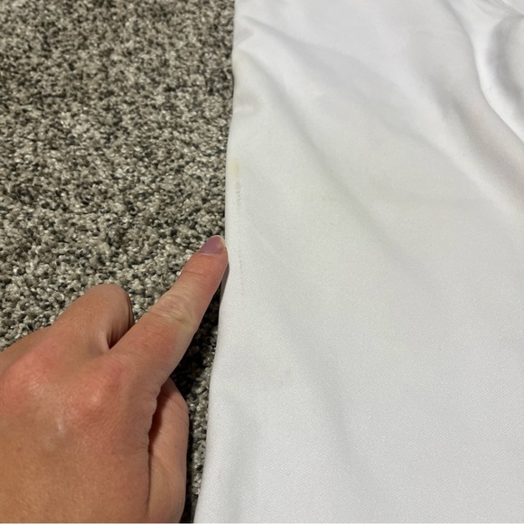 Champro Open Bottom Loose Fit Youth XS Baseball Pants White & Navy Stripe Note!! - Picture 12 of 13